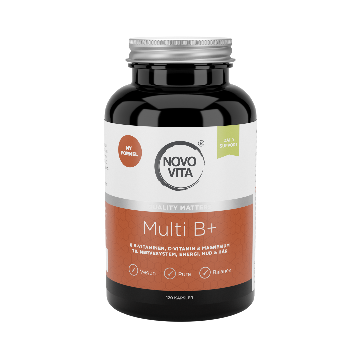 Novo Vita Multi B+ – komplet B-vitamin kompleks med C og magnesium