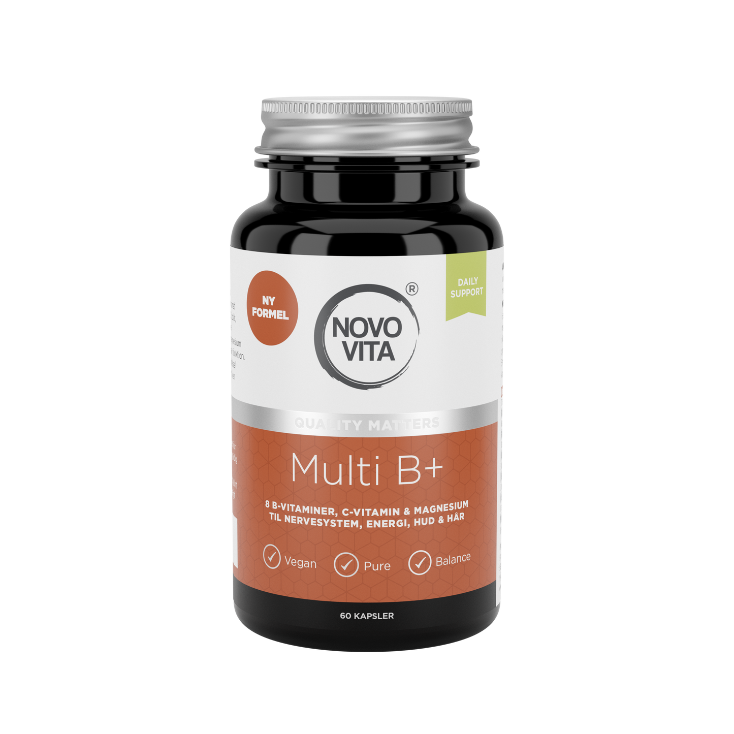 Novo Vita Multi B+ – komplet B-vitamin kompleks med C og magnesium