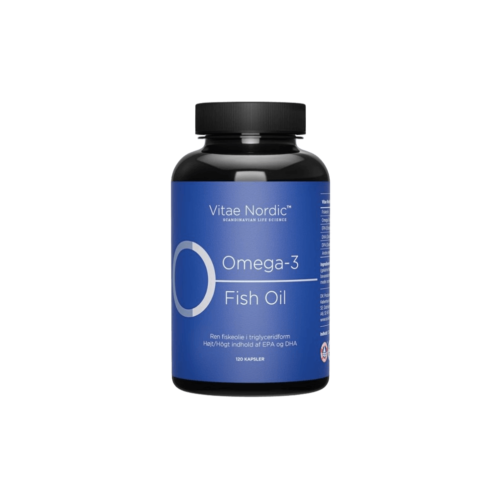 Novo Vita Omega-3 Fiskeolie – 1000 mg fiskeolie pr. kapsel (EPA 300 mg, DHA 200 mg)