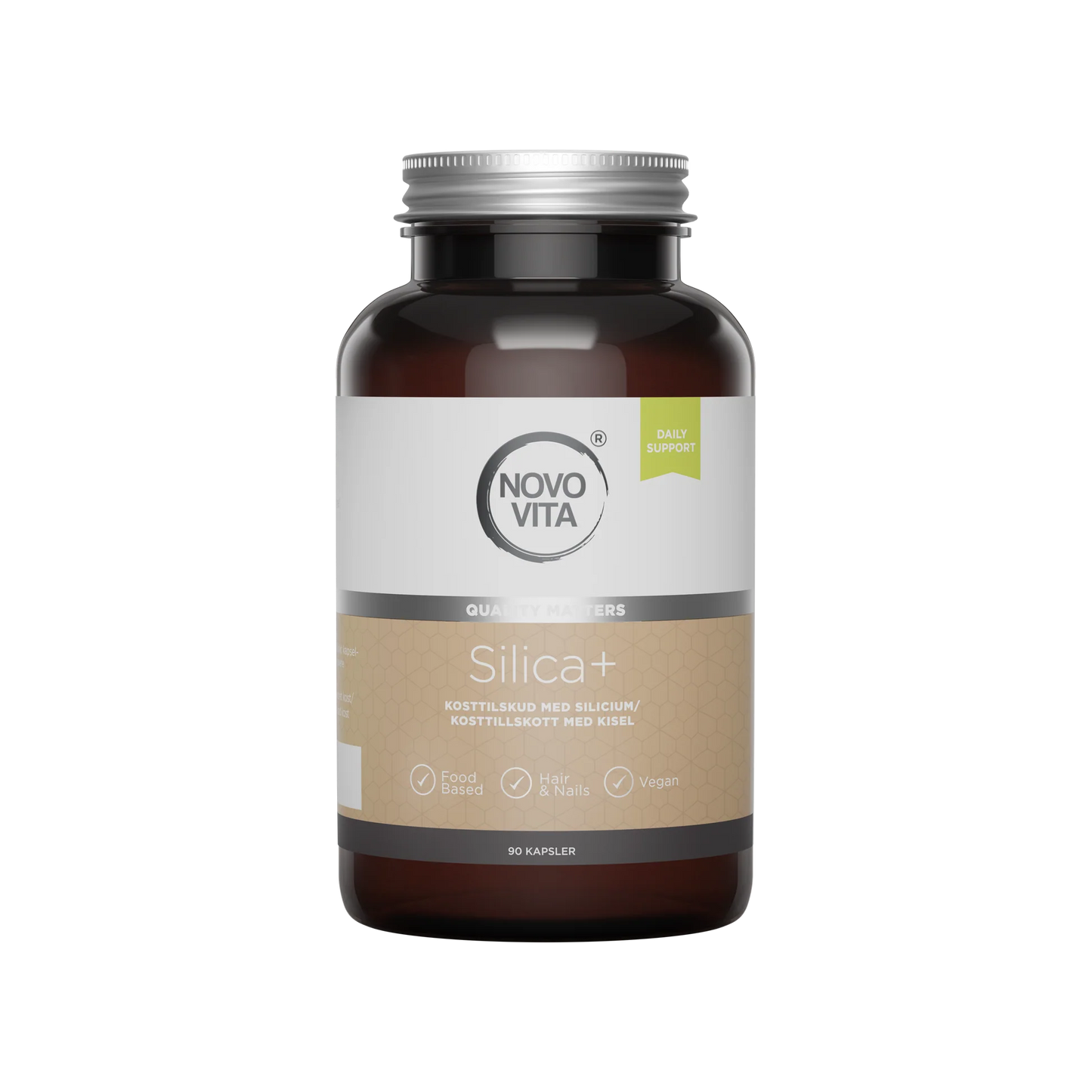 Novo Vita Silica+ – 250 mg silicium og 100 mg alfalfa pr. kapsel