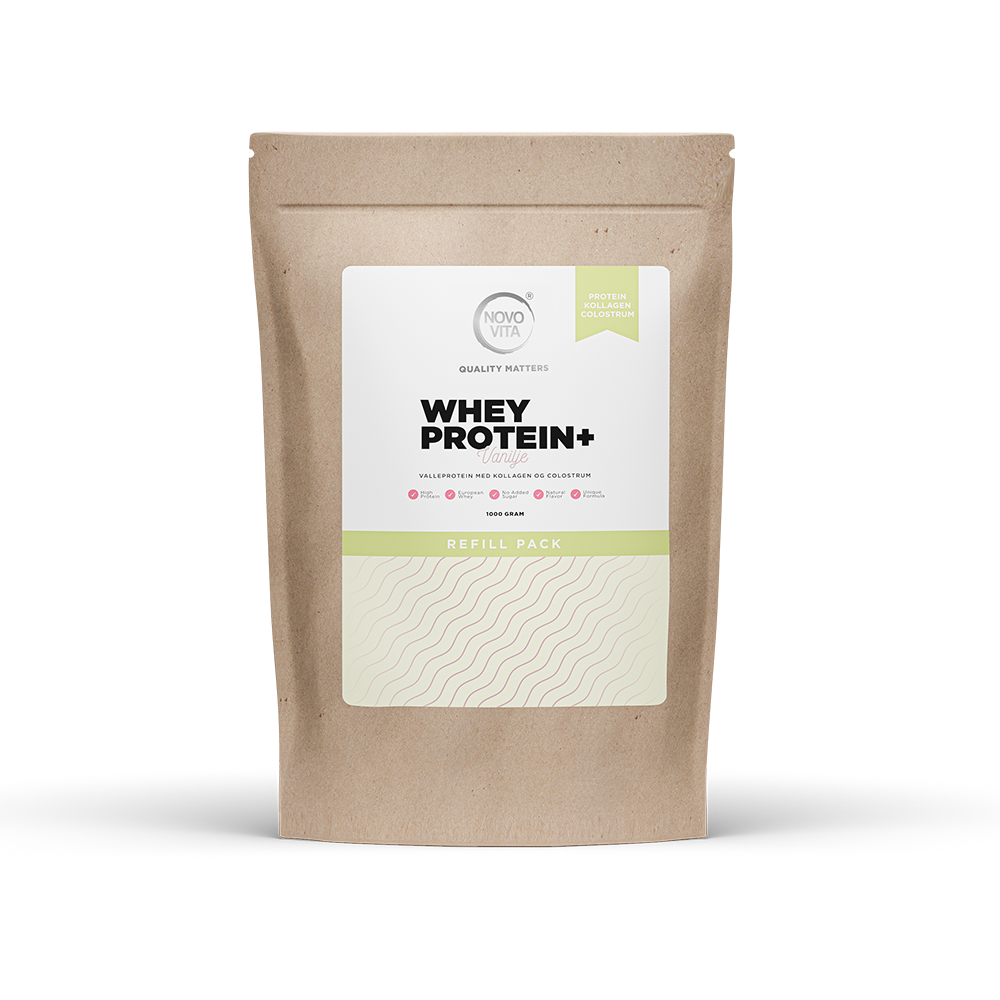 Novo Vita WheyProtein+ Refill Vanilje 1000 g