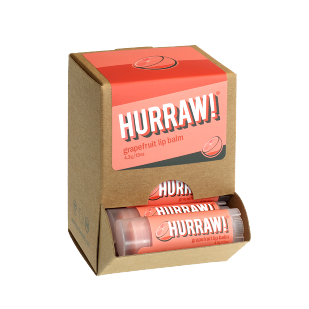 Hurraw! Grapefruit (pakke a 23 stk + 1 gratis tester)