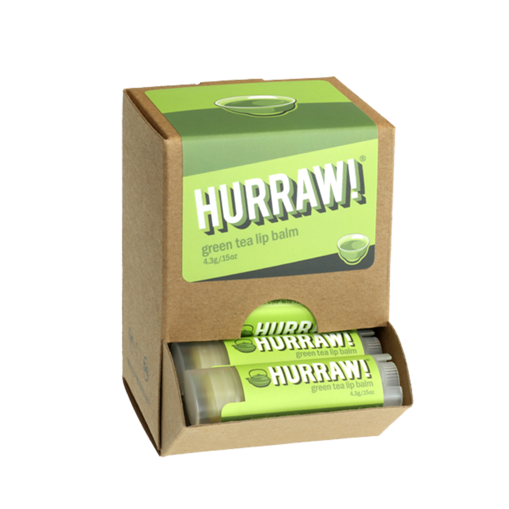 Hurraw! Green Tea (pakke a 23 stk + 1 gratis tester)