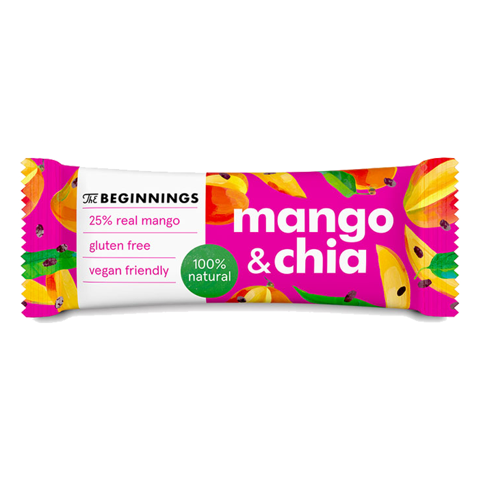 The Beginnings Mango & Chia bar 40 g