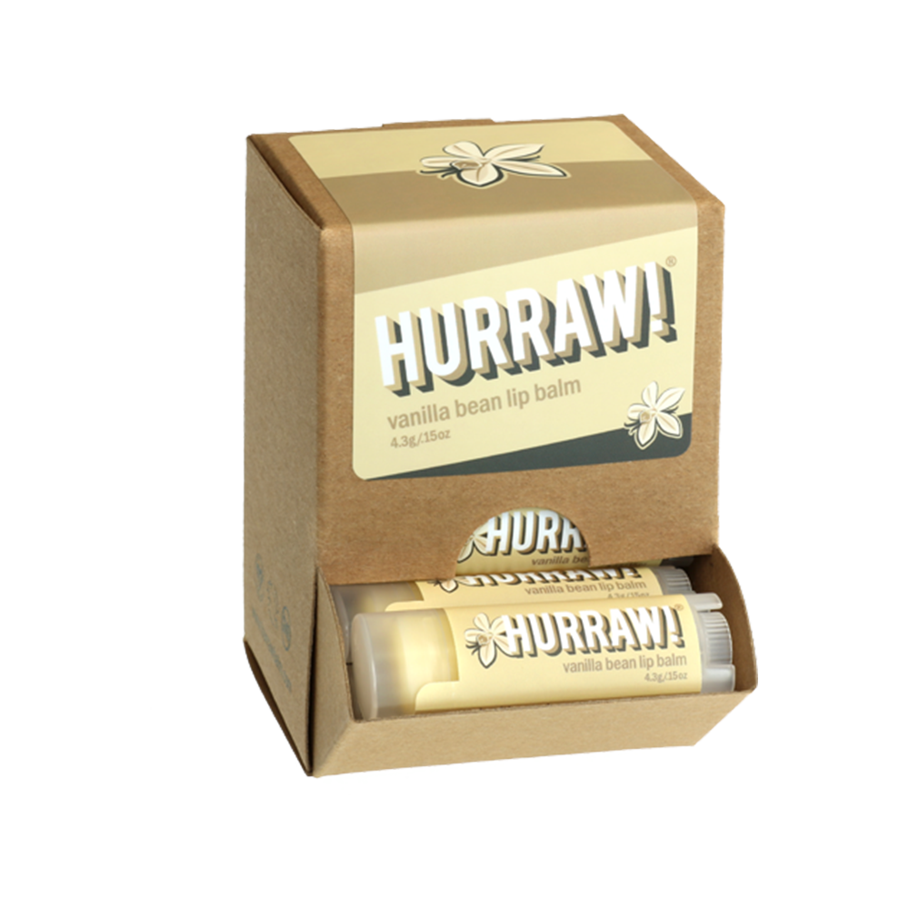 Hurraw! Vanilla Bean (pakke a 23 stk + 1 gratis tester)
