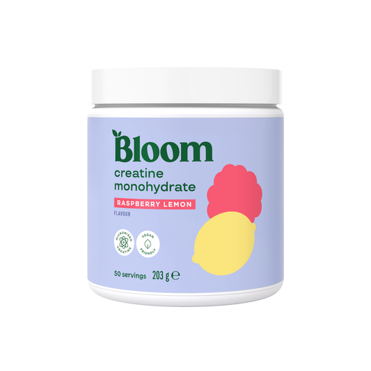 Bloom Creatine Monohydrate – Hindbær & Citronsmag, 203 g
