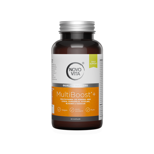 Novo Vita MultiBoost+ – multivitamin og mineral med 33 næringsstoffer
