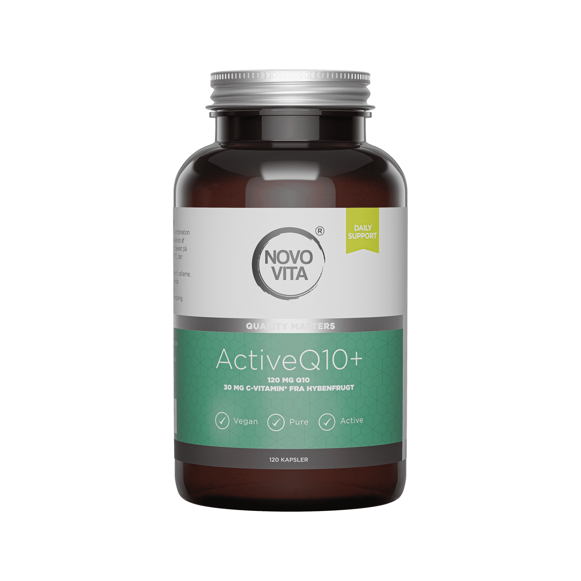 Novo Vita Active Q10+ – Q10 Complex med C-vitamin fra hybenfrugt