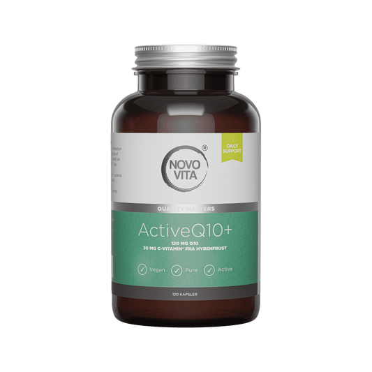 Novo Vita Active Q10+ – Q10 Complex med C-vitamin fra hybenfrugt