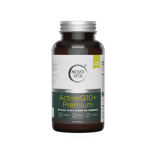 Novo Vita Active Q10+ Premium – Q10 Complex med C-vitamin fra hybenfrugt