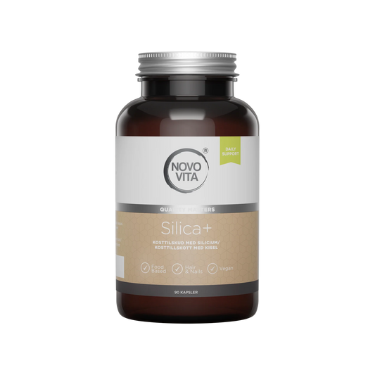 Novo Vita Silica+ – 250 mg silicium og 100 mg alfalfa pr. kapsel