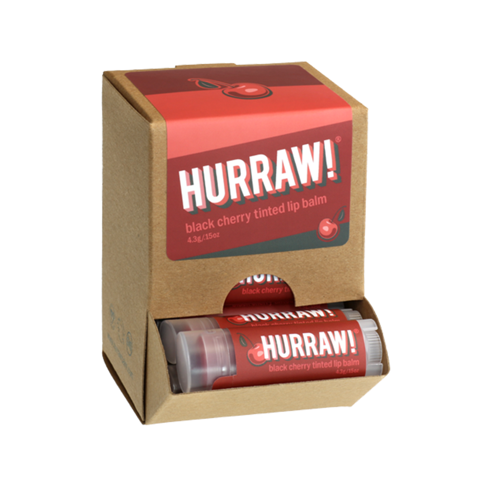 Hurraw! Black Cherry (pakke a 23 stk + 1 gratis tester)