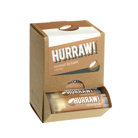 Hurraw! Coconut (pakke a 23 stk + 1 gratis tester)