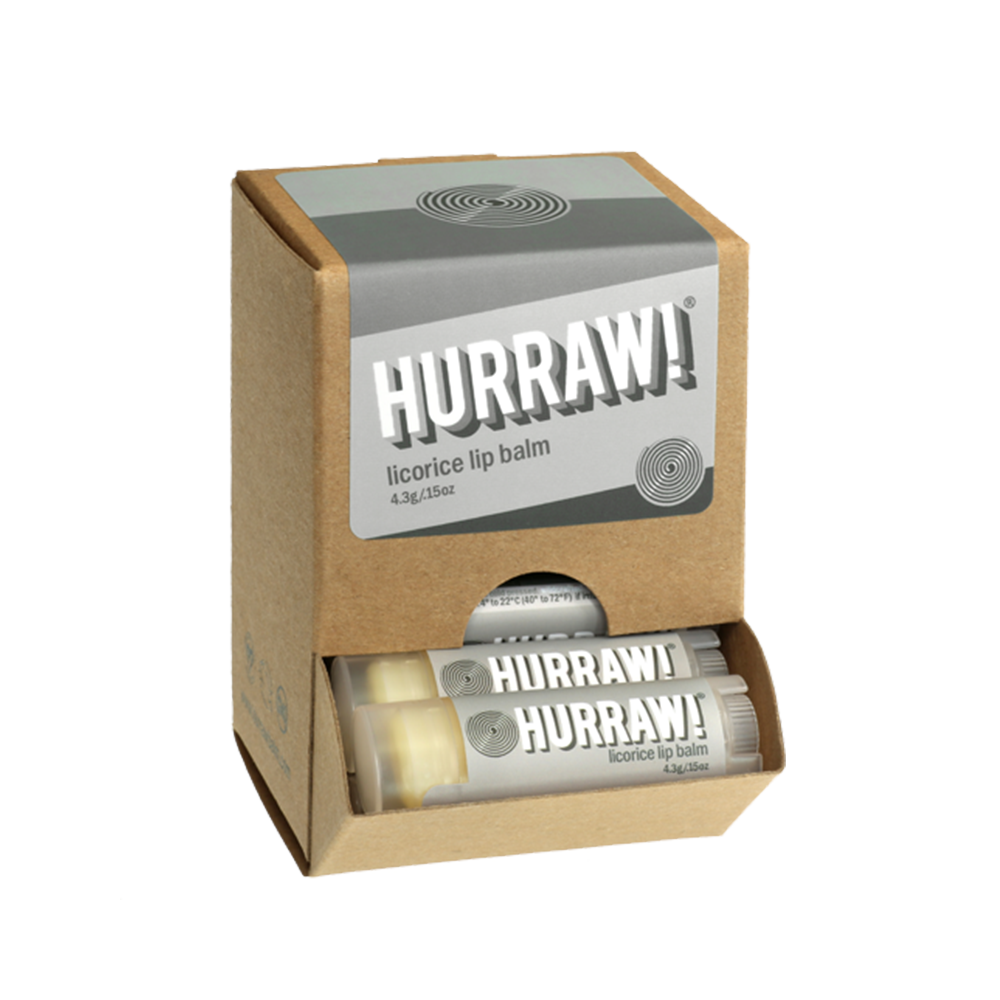 Hurraw! Licorice (pakke a 23 stk + 1 gratis tester)