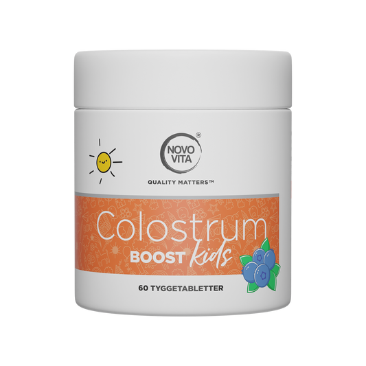 Novo Vita Colostrum Boost Kids – tyggetabletter med C-, D-vitamin og zink