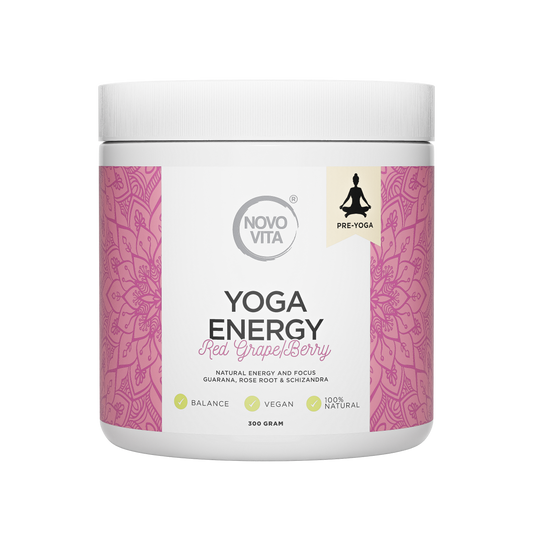 Novo Vita Yoga Energy – vegansk energipulver med C-vitamin