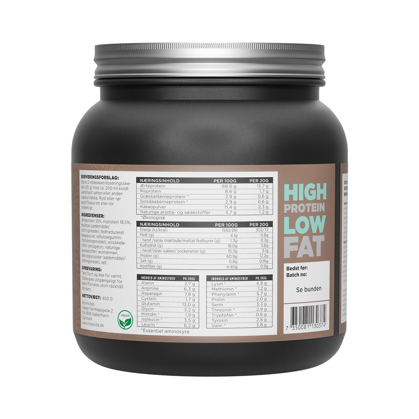 Vegan Protein+ Chocolate