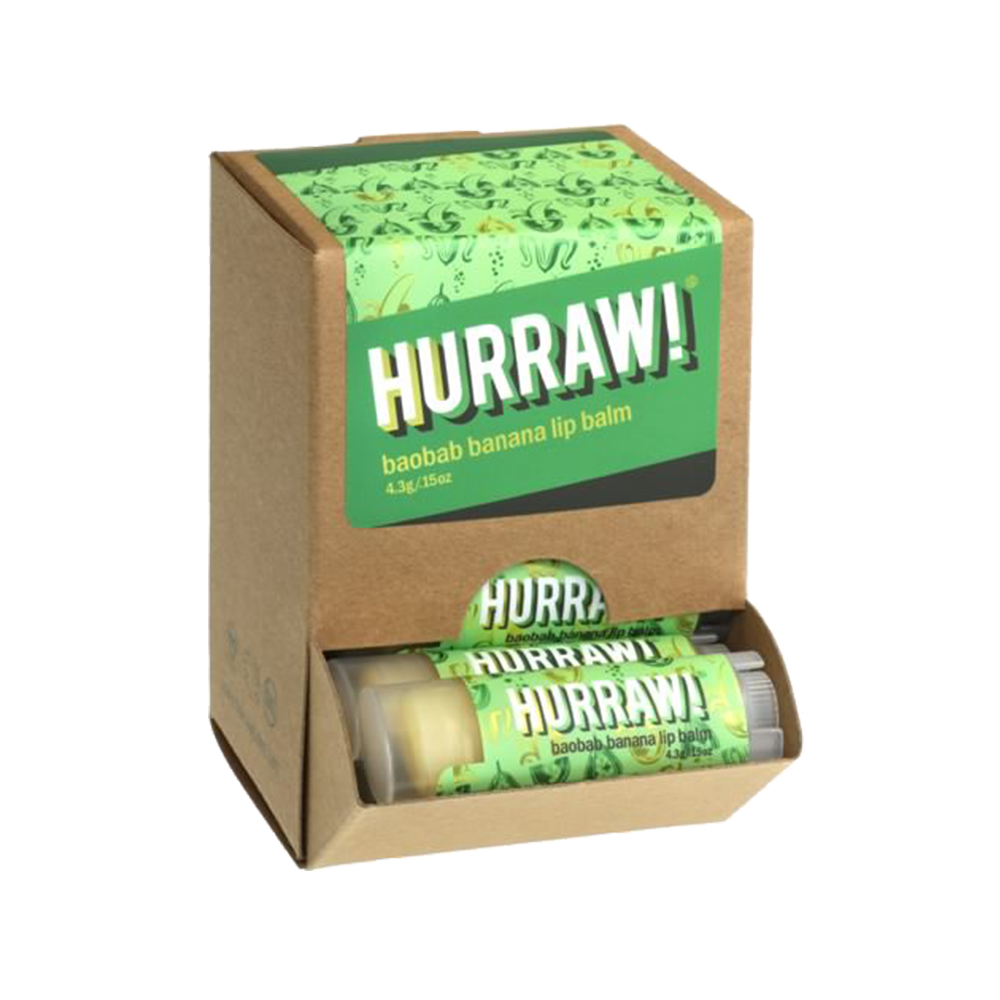 Hurraw! Baobab Banana (pakke a 23 stk. + 1 tester)