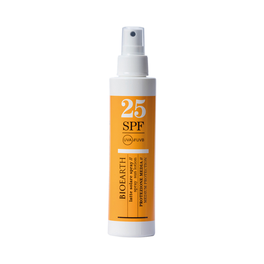 BIOEARTH, Spray Sun Milk SPF 25 - 150 ml