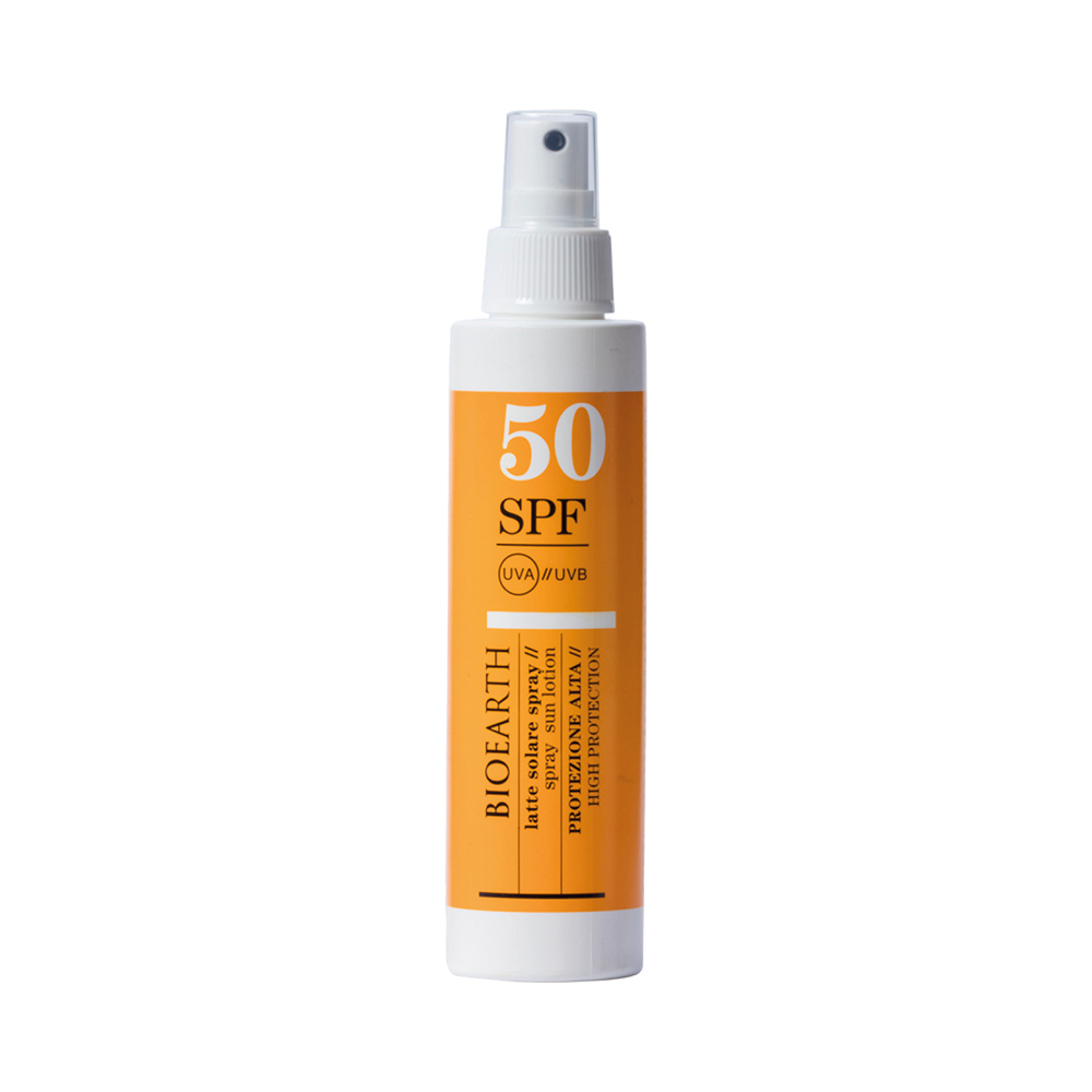 BIOEARTH, Spray Sun Milk SPF 50 - 150 ml