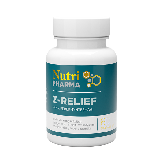Nutripharma, Z-RELIEF - 60 Sugetabletter